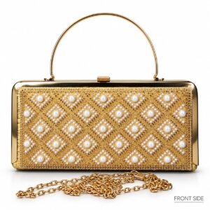 Gold Pearl Clutch